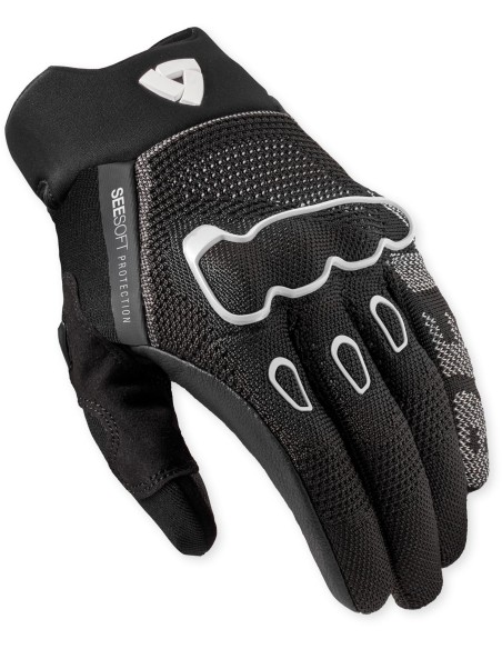 Guantes Revit Hyperspeed 3 | Negro y blanco