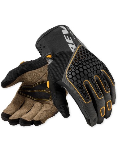 Guantes Revit Mangrove 2 | Negro y amarillo ocre