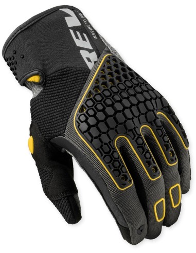 Guantes Revit Mangrove 2 | Negro y amarillo ocre