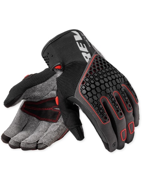 Guantes Revit Mangrove 2 | Gris y rojo