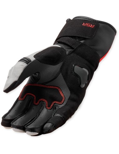 Guantes Revit RSR 5 | Blanco y rojo fluor