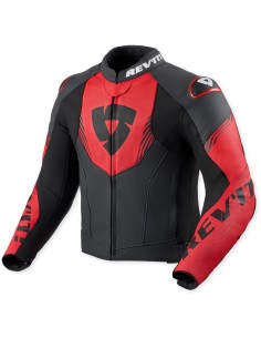 Chaqueta Revit Argon 3 | Negro y rojo fluor