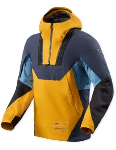 Chaqueta Revit Coratvientos Blackwater 3 H2O | Amarillo ocre y azul