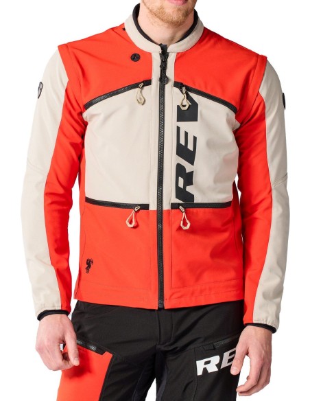 Chaqueta Revit X Pol Tarrés Morocco | Arena y rojo
