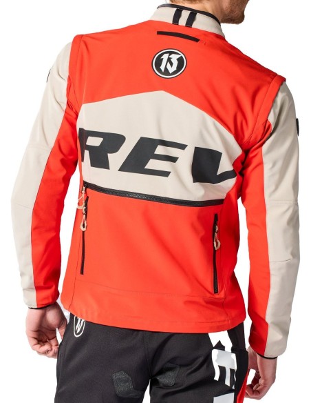 Chaqueta Revit X Pol Tarrés Morocco | Arena y rojo