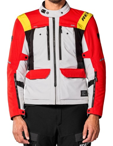 Chaqueta Revit Offtrack 3 H2O | Rojo y blanco