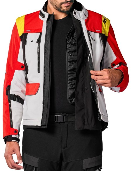 Chaqueta Revit Offtrack 3 H2O | Rojo y blanco