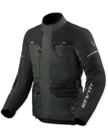 Chaqueta Revit Outback 5 H2O | Antracita y negro