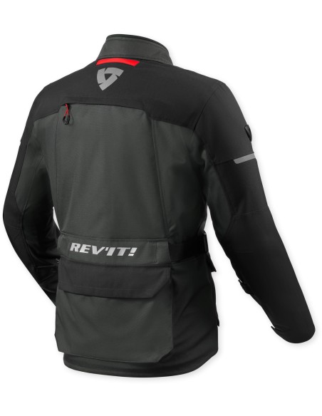 Chaqueta Revit Outback 5 H2O | Antracita y negro