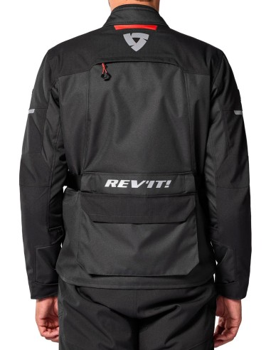 Chaqueta Revit Outback 5 H2O | Antracita y negro