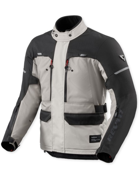 Chaqueta Revit Outback 5 H2O | Plata y negro