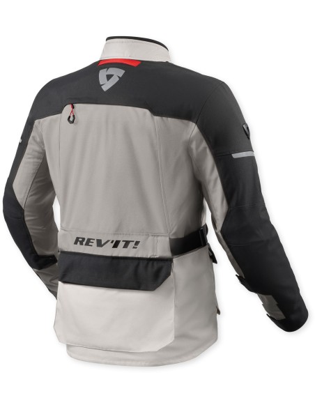 Chaqueta Revit Outback 5 H2O | Plata y negro