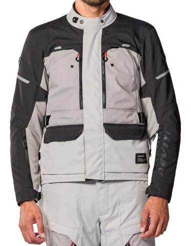 Chaqueta Revit Outback 5 H2O | Plata y negro