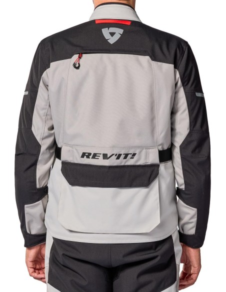 Chaqueta Revit Outback 5 H2O | Plata y negro
