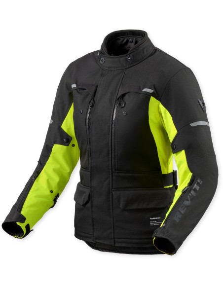 Chaqueta Revit Outback 5 H2O Ladies | Negro y amarillo fluor