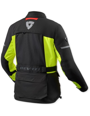 Chaqueta Revit Outback 5 H2O Ladies | Negro y amarillo fluor