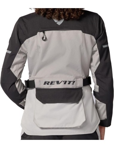 Chaqueta Revit Outback 5 H2O Ladies | Plata y negro