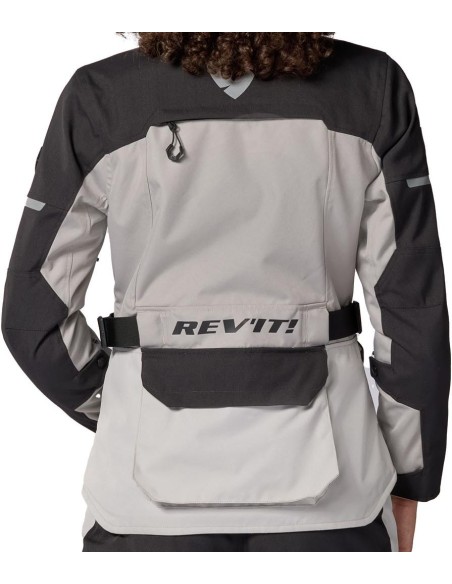 Chaqueta Revit Outback 5 H2O Ladies | Plata y negro