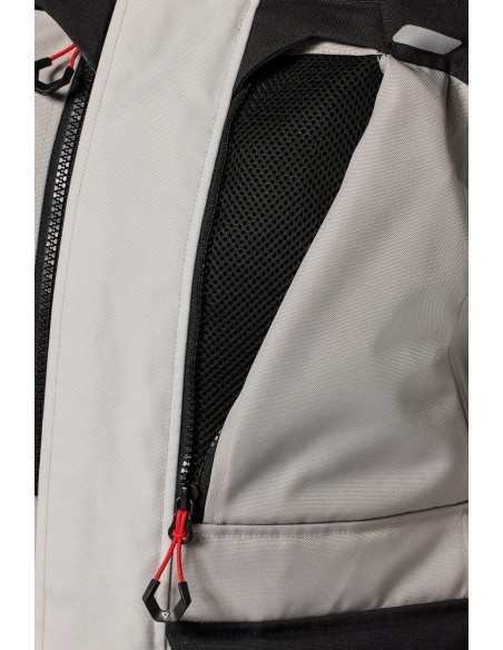 Chaqueta Revit Outback 5 H2O Ladies | Plata y negro