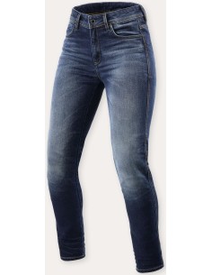 Pantalón Vaquero Revit Marley Ladies SK Tallaje Corto | Azul medio gastado