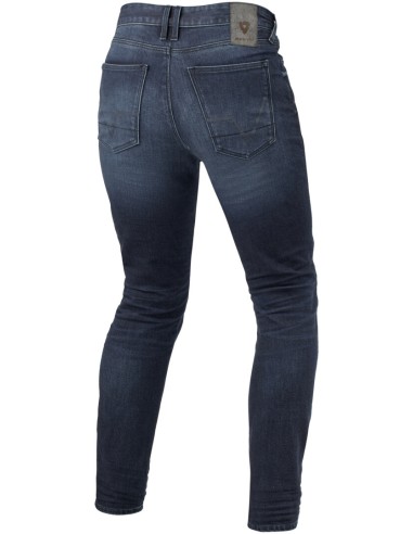 Pantalón Vaquero Revit Carlin SK Tallaje Largo | Azul oscuro gastado