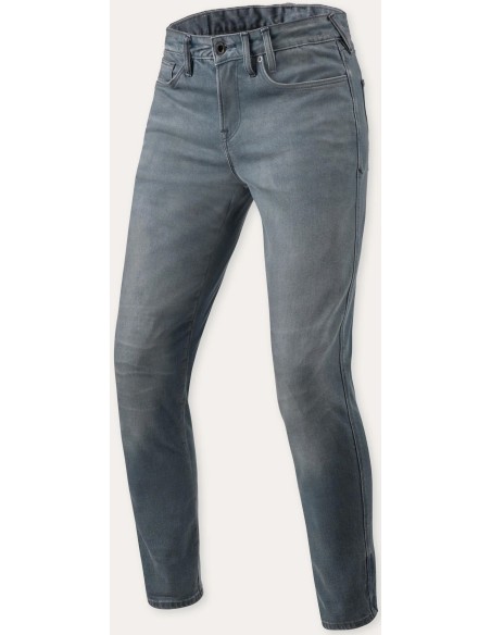 Pantalón Vaquero Revit Carlin SK Tallaje Largo | Gris medio gastado