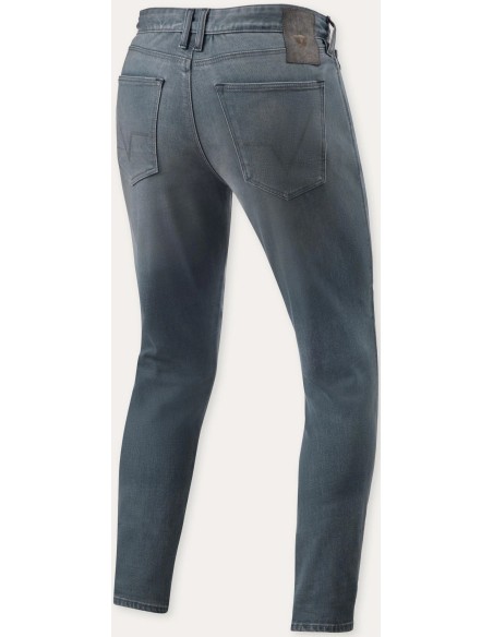 Pantalón Vaquero Revit Carlin SK Tallaje Largo | Gris medio gastado