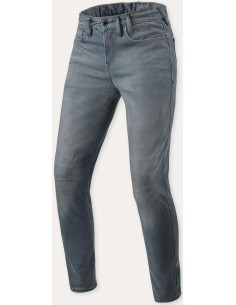 Pantalón Vaquero Revit Carlin SK Tallaje Corto | Gris medio gastado