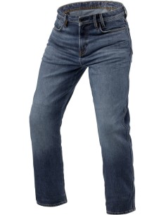 Pantalón Vaquero Revit Lombard 3 RF Tallaje Largo | Azul medio piedra