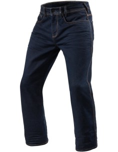 Pantalón Vaquero Revit Philly 3 LF Tallaje Corto | Azul oscuro gastado