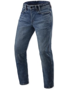 Pantalón Vaquero Revit Detroit 3 Tapered Tallaje Extra Largo | Azul oscuro gastado