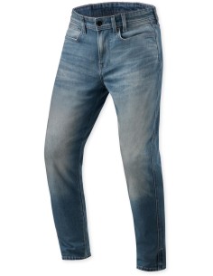 Pantalón Vaquero Revit Keegan Tapered Tallaje Largo | Azul medio vintage
