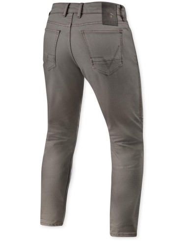 Pantalón Vaquero Revit Jamison Slim Tallaje Corto | Negro aceitunado