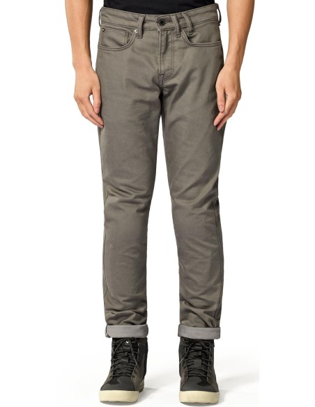 Pantalón Vaquero Revit Jamison Slim Tallaje Corto | Negro aceitunado