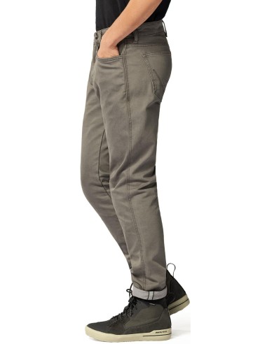 Pantalón Vaquero Revit Jamison Slim Tallaje Corto | Negro aceitunado