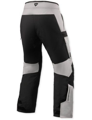 Pantalón Revi Offtrack 3 H2O Tallaje Corto | Plata y negro