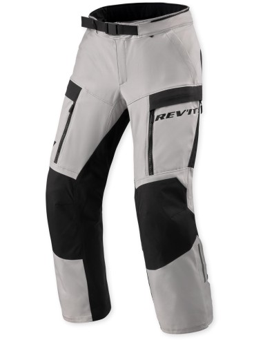 Pantalón Revit Outback 5 H2O Tallaje Corto | Plata y negro