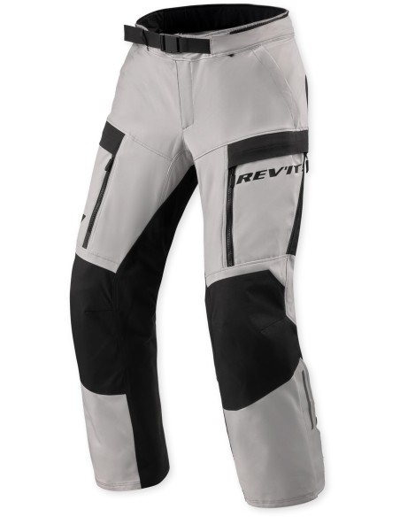 Pantalón Revit Outback 5 H2O Tallaje Corto | Plata y negro