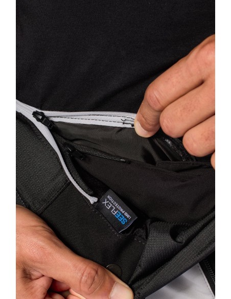 Pantalón Revit Outback 5 H2O Tallaje Corto | Plata y negro
