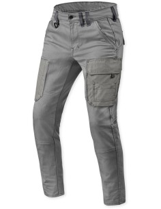 Pantalón Vaquero Revit Brant Slim Tallaje Largo - Cinza