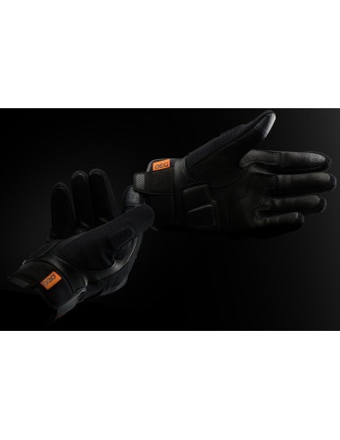 Guantes Furygan Jet D30 Evo | Negro y naranja