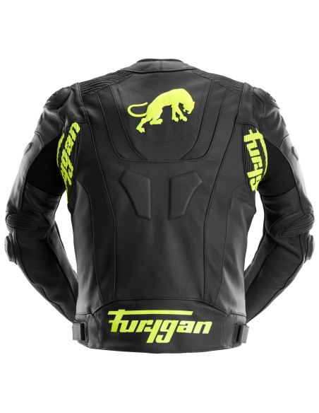 Chaqueta Furygan Raptor Evo 3 | Negro y amarillo neón