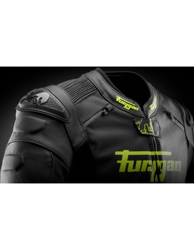 Chaqueta Furygan Raptor Evo 3 | Negro y amarillo neón
