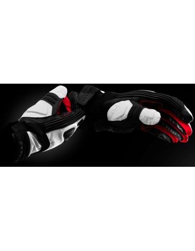 Guantes Furygan Balmaz All Seasons | Negro-perla-rojo