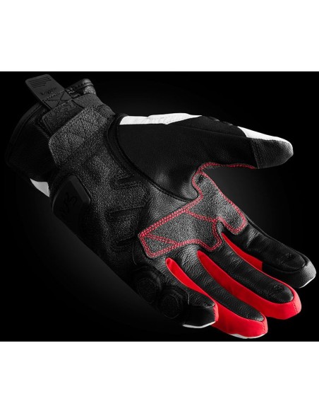 Guantes Furygan Balmaz All Seasons | Negro-perla-rojo