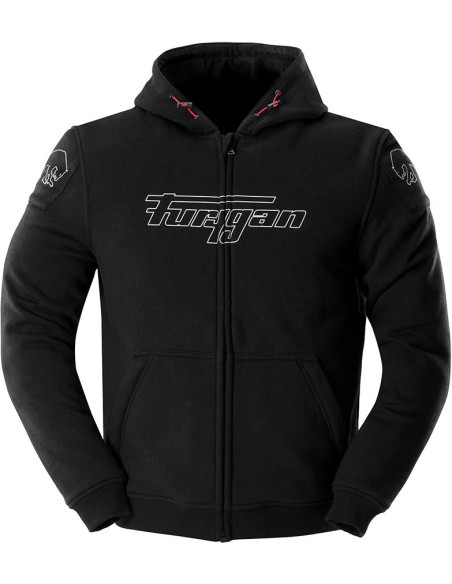 Chaqueta Furygan Livio X Kevlar | Negro y blanco