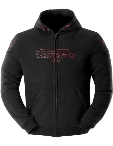 Chaqueta Furygan Livio X Kevlar | Negro y rojo