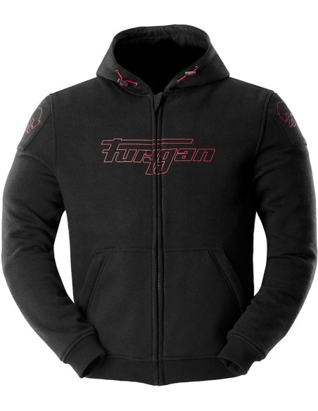 Chaqueta Furygan Livio X Kevlar | Negro y rojo