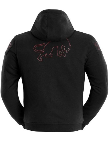 Chaqueta Furygan Livio X Kevlar | Negro y rojo