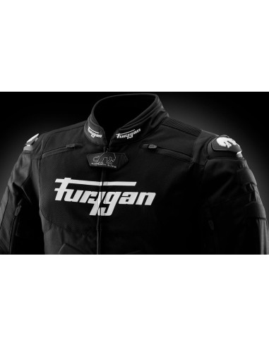 Chaqueta Furygan TX Raptor | Negro y blanco